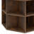 Edrosie Inc 5-Tier Corner Shelf With USB Ports & Outlets, Corner Bookshelf Storage Cabinet With 12 Cubby Spaces-2000563737