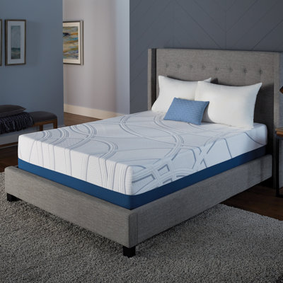 Serta Perfect Sleeper 12" Medium Firm Gel Memory Foam Mattress In A Box