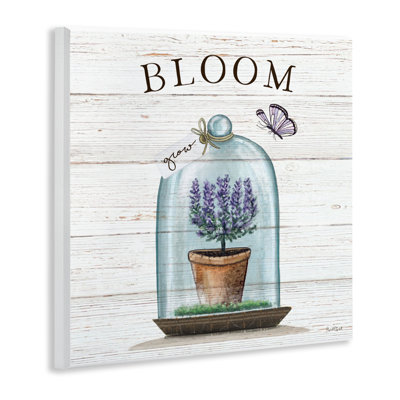 Plaque murale Cottage Bloom, en pot Bell, design par Elizabeth Tyndall