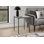 Table d'appoint, H 22 po, table d'appoint, bout, petite table de chevet, carré, chambre à coucher, salon, stratifié, métal, contemporain, moderne