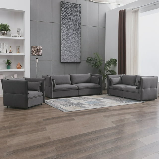 Ebern Designs Joumana 3 - Piece Living Room Set - Wayfair Canada