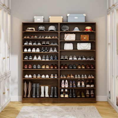 40 Pair Shoe Cabinet With Adjustable Shelves