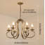 Kulpsville 6 - Light Candle Style Chandelier-1569485742