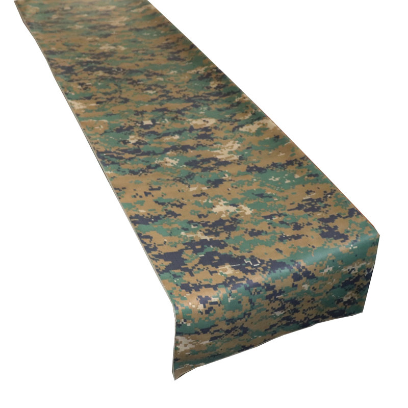 Camouflage Print Table Runner, 120" L x 24" W