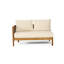 ENSEMBLE DE CONVERSATION 4-PIÈCES CROWNE AVEC COUSSIN BEIGE, Teck