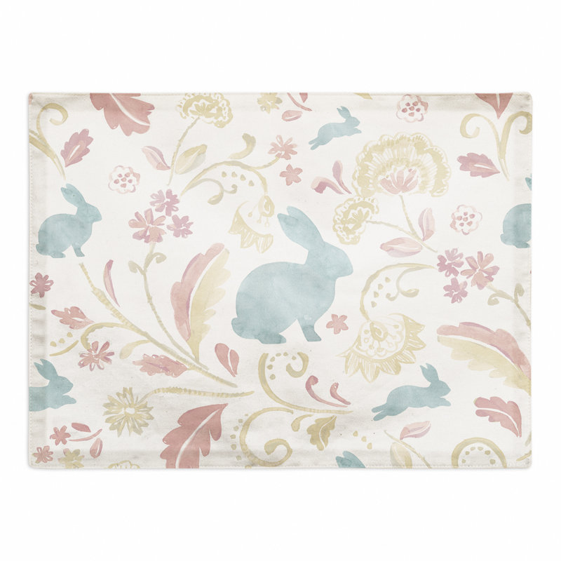 Polyester Paisley Rectangle Placemat