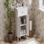 Meuble-lavabo de 30 pouces avec lavabo en céramique, porte à fermeture en douceur et tablettes réglables
