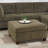 Square Chenille Cocktail Ottoman-1529697617