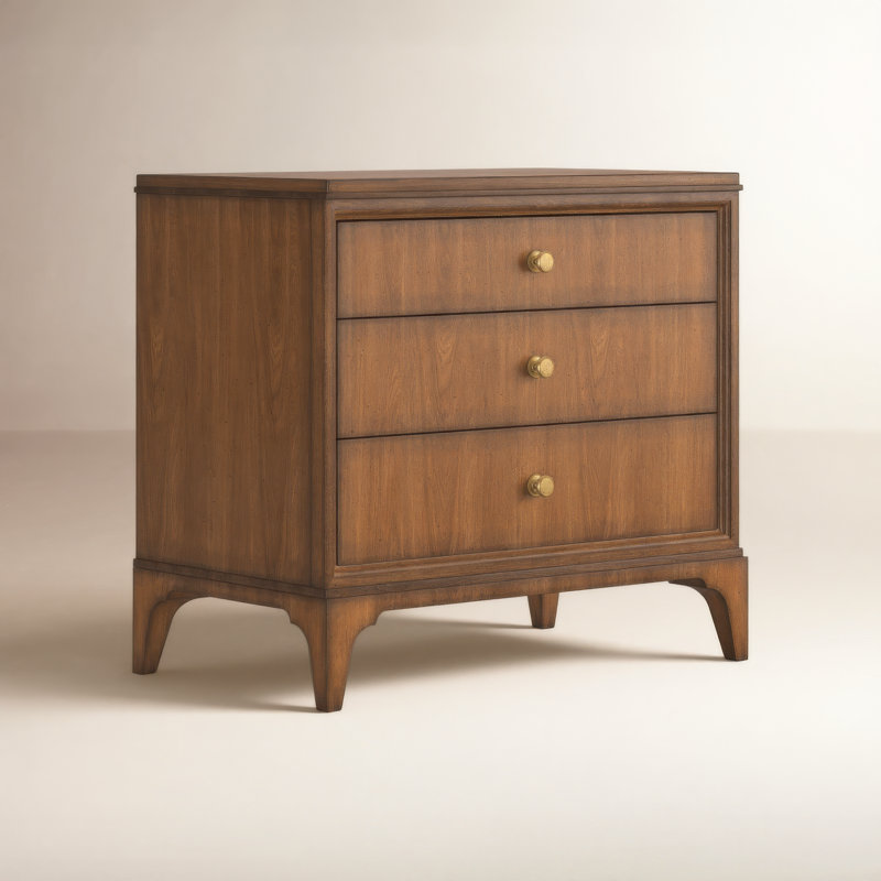 Harbor 3 Drawer Nightstand