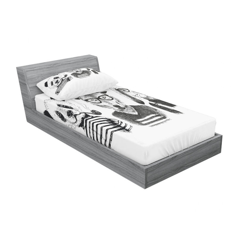 Microfiber Sheet Set, Twin XL Sheet Set with Fitted Sheet