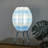 Wavy 16.5" Modern Contemporary Plant-Based PLA 3D Printed Dimmable LED Table Lamp-277406428-277406427