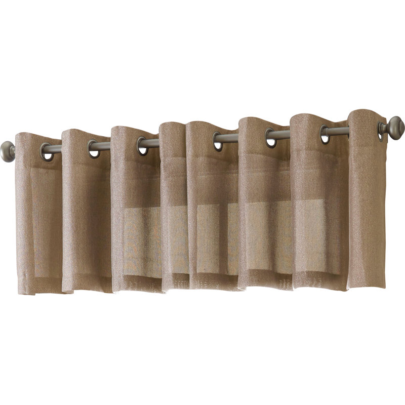 Halley Tailored Window Valance, Gold