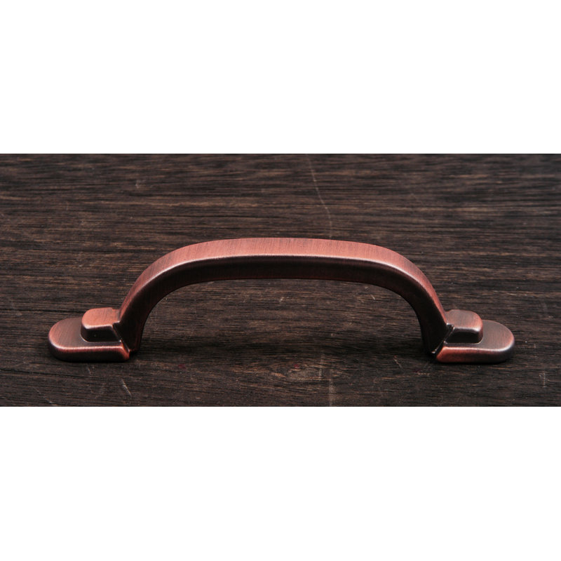 CP Series 3" Center to CenterArch Pull, Distressed Copper