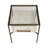 22" Azamara Real Hide Accent Table