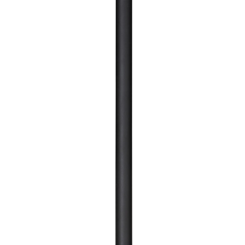 Cullen 2 - Light Pendant, Powder Coated Black/Natural Walnut, Black