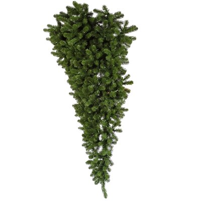 American Upside Down 6' Green Artificial Christmas Tree -  The Holiday AisleÂ®, 628E2074EDF84727A0E1FE8835D5B6DA