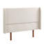 Lit plateforme très grand en bois de bambou sec de 12 po, avec tête de lit tapissier de 48 po, facile à assembler-1549876182