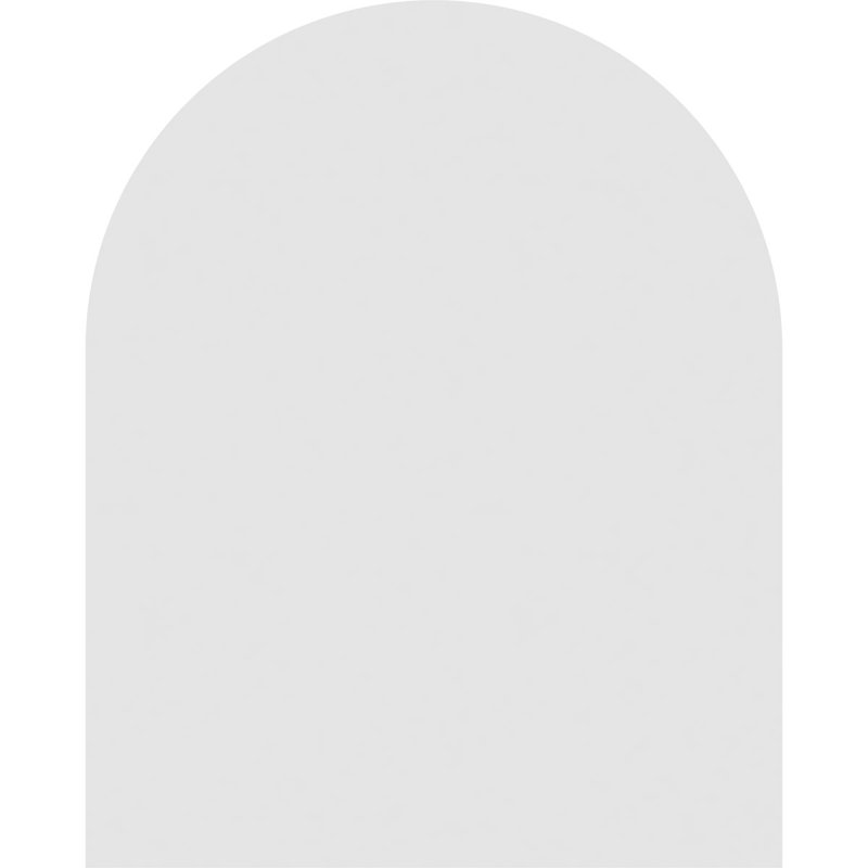 Fixation à surface ronde ronde: non fonctionnel, évent à pignon en PVC avec cadre de seuil en brique, H 22 po x l 30 po