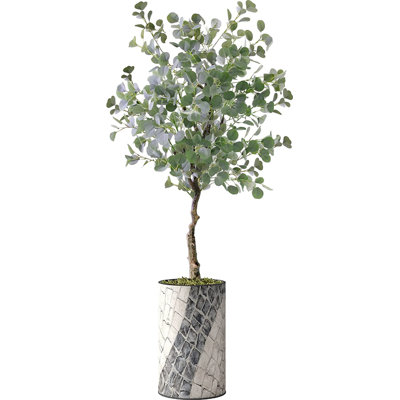 Eucalyptus artificiel en pot