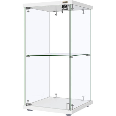 Vitrine en verre 2 couches avec serrure