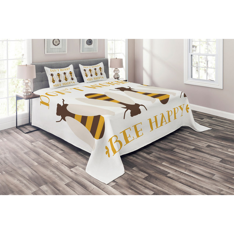 Coverlet, King Bedspread + 2 Shams