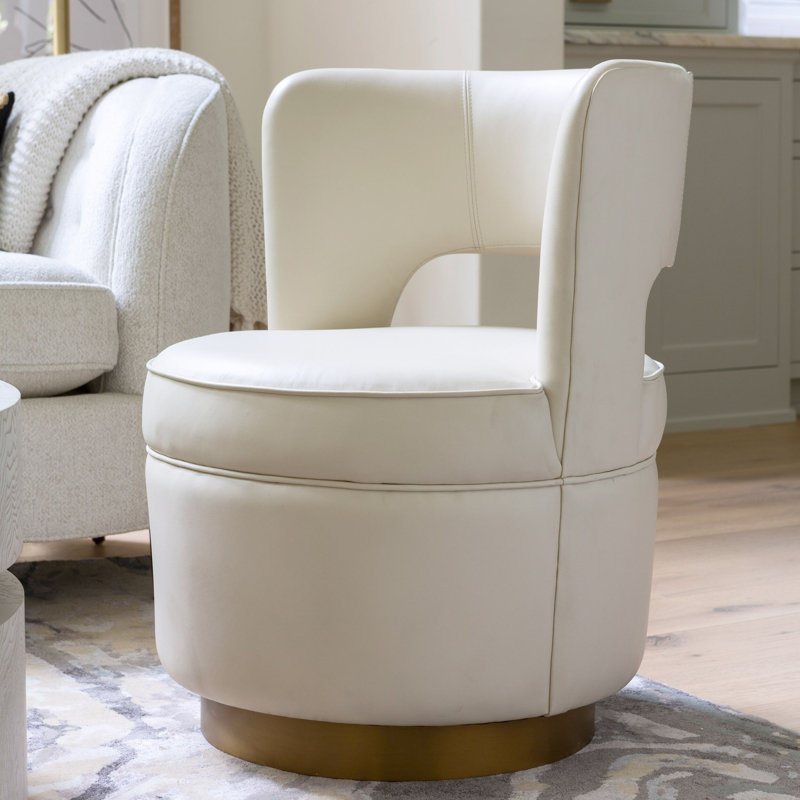 Stella Swivel Armless Chair