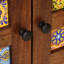 Solid Wood Rectangle Accent Cabinet