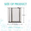 Barrière de sécurité Regalo Easy Step® extra haute noire-12475591