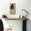  «Natural Beauty In Gold 2» par Alonzo Saunders, art mural sur toile, 12 po x 24 po