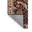 Tapis brun lavable à la machine-1016461247