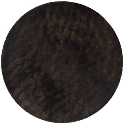 Delane Handmade Tufted Chocolate Area Rug