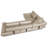 Trumansburg Leather Corner Sofa -216228147-216228151