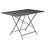 Metal Folding Outdoor Dining Table With Umbrella Hole , in. W in. D-86803423-84322319