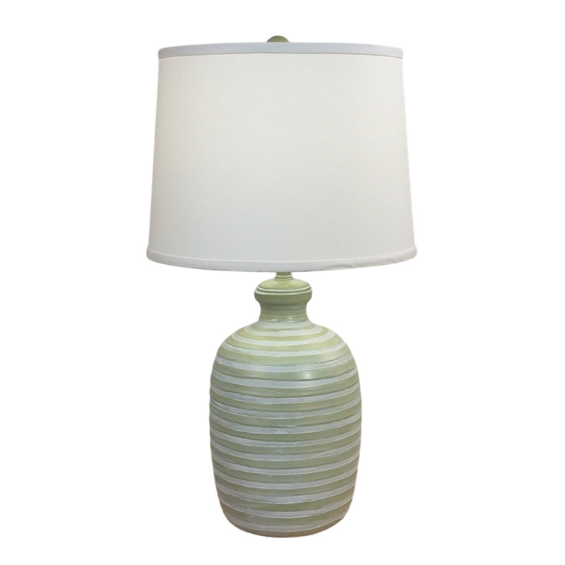 Lampe de table Farmhouse Bee Hive, Crème, crème, Vert