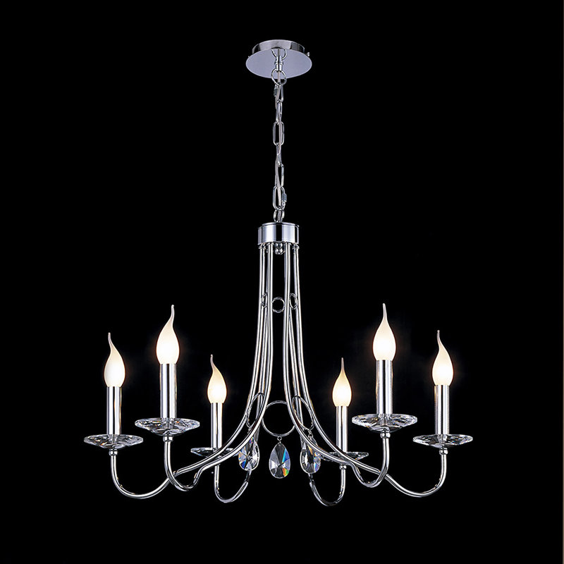 6 - Light Candle Style Chandelier