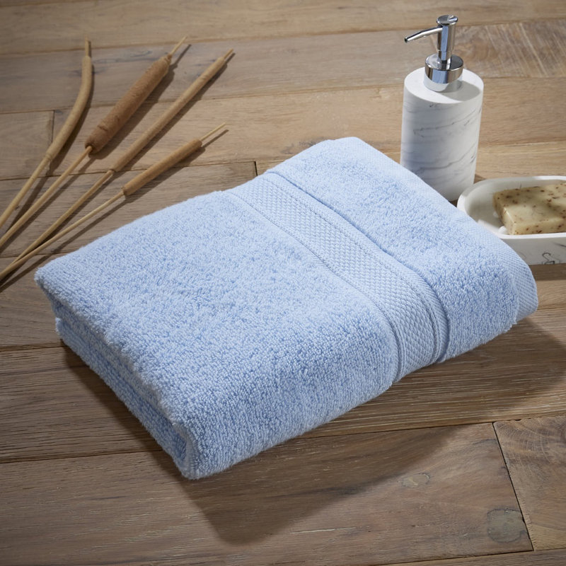Luxury Zero Twist 100% Cotton Bath Sheet, Blue