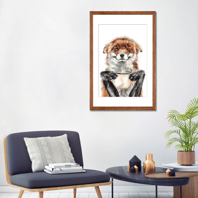 «matinée fox par holly simental-reproduction d’art