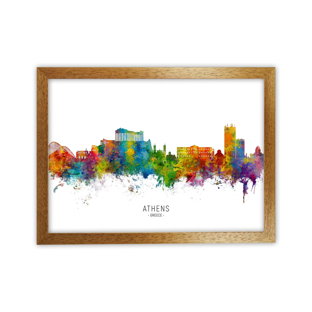 Athens Greece Skyline by Michael Tompsett - Print