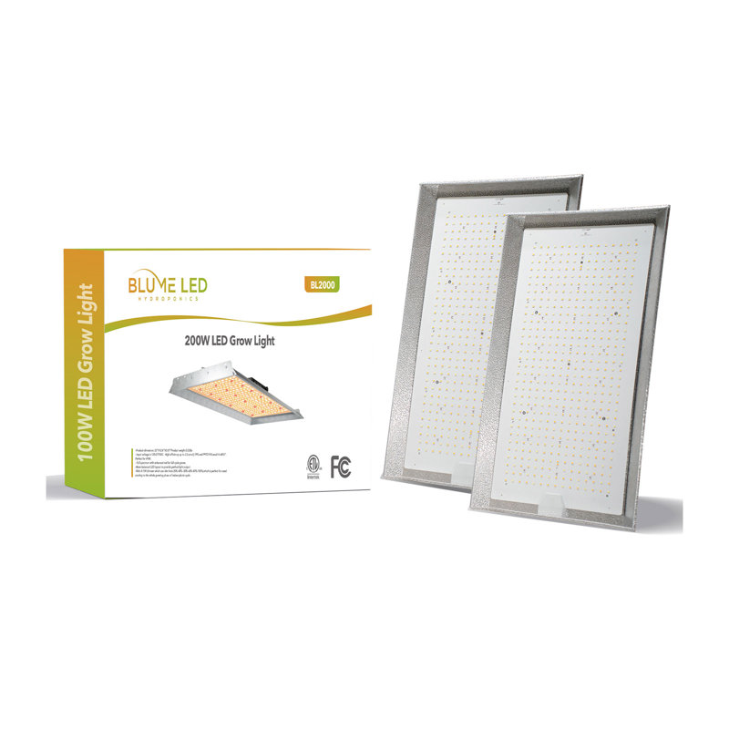 Blume 200-Watt Full Spectrum LED Grow Light Set for Indoor Plants