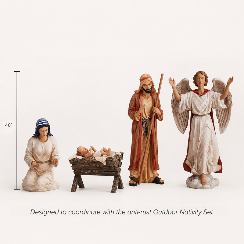 Crèche de la Sainte-Famille pour 4 pièces