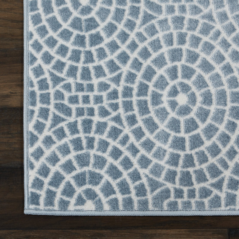 Geometric Indoor Rug, Runner 2'2" x 7'3"