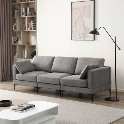 Dan 3 Seater Cotton Sofa