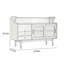Table de buffet multifonctionnelle en verre de style japonais-1636189007