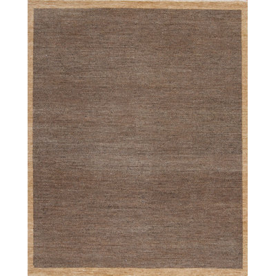 Tapis chameau en laine noué à la main Textures
