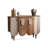Modern Walnut Solid Wood Sideboard