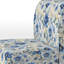 Fauteuil de chambre d'appoint «Tarves Boho Blue Hibiscus Flowers II»