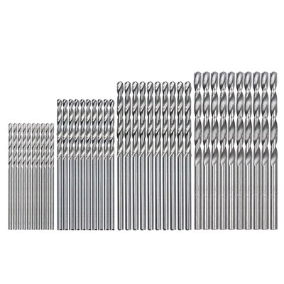 metal drill 40 Pieces Titanium  Bits Set Metric Cobalt Bits 0.5mm-2mm For  Wood Plastic Copper Aluminum Alloy Small Bit Set
