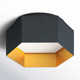 Allo Single Light Metal LED Flush Mount