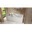 Baignoire autoportante en résine mate avec trop-plein et drain 66,6 po x 28,3 po Badeloft BW-06-XL-M-35943559
