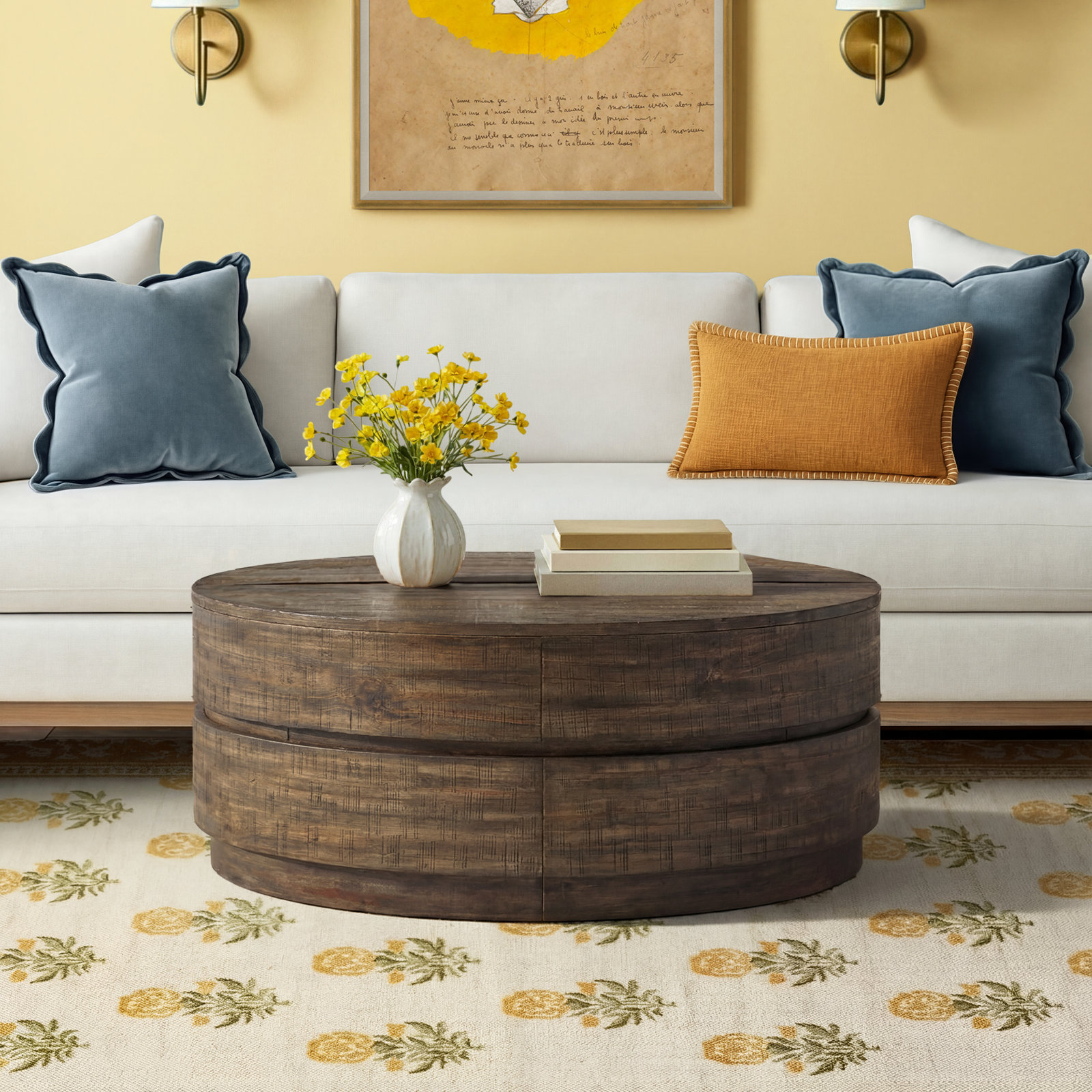 Tonda Solid Wood Coffee Table